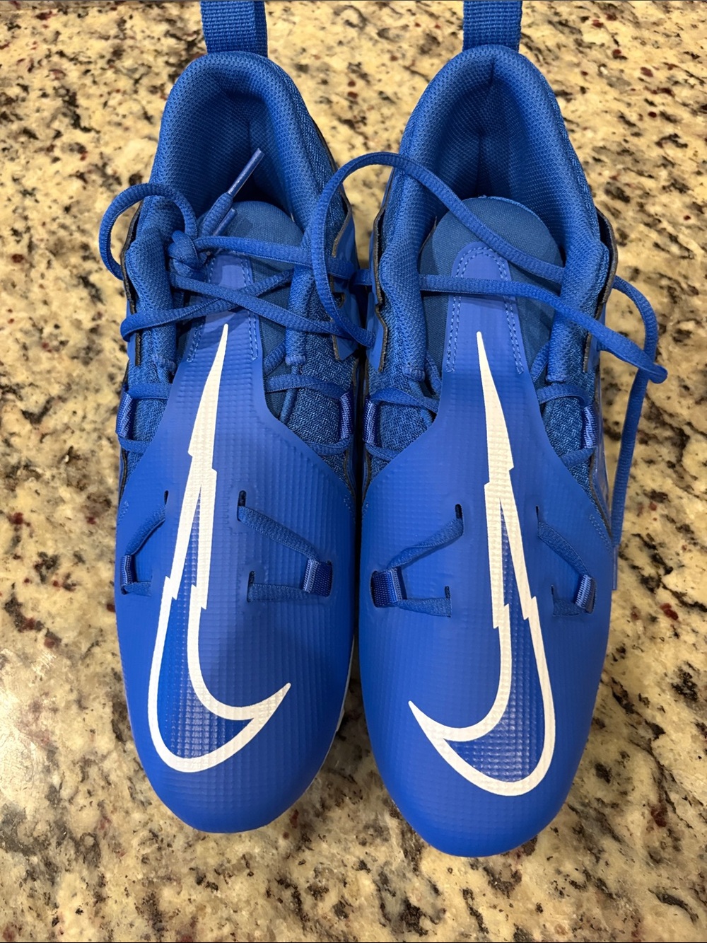 Brand new - Nike Royal Blue and White Football Cleats